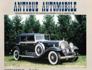 ANTIQUE AUTOMOBILE 1997 SEPT - '49 SUPER DELUXE 8 PACKARD, '33 CHRYSLER IMPERIAL